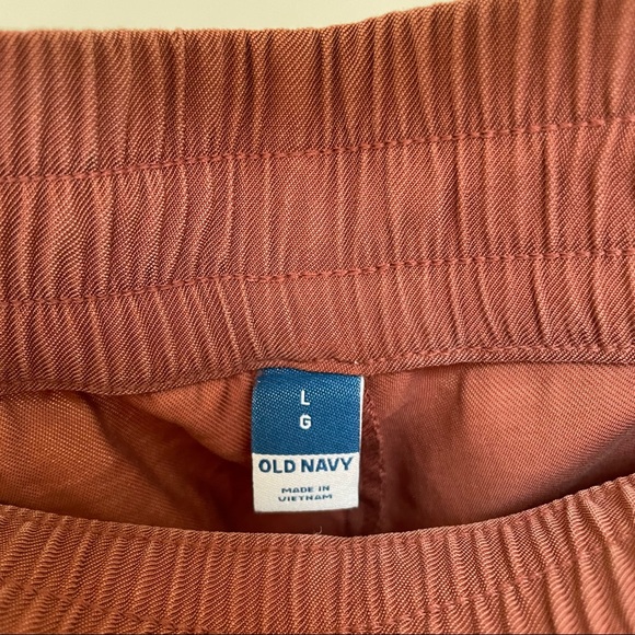 Old Navy High Waisted Twill Jogger Dusty Rose Size L - Picture 7 of 7